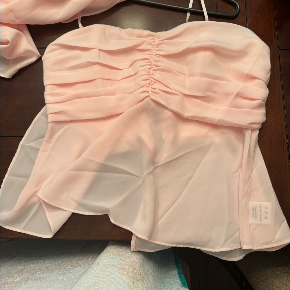 Elegant Pink Women's Blouse